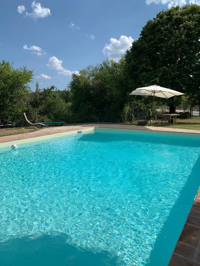 La Brocca Di Valdichiascio Villa Gubbio Bagian luar foto