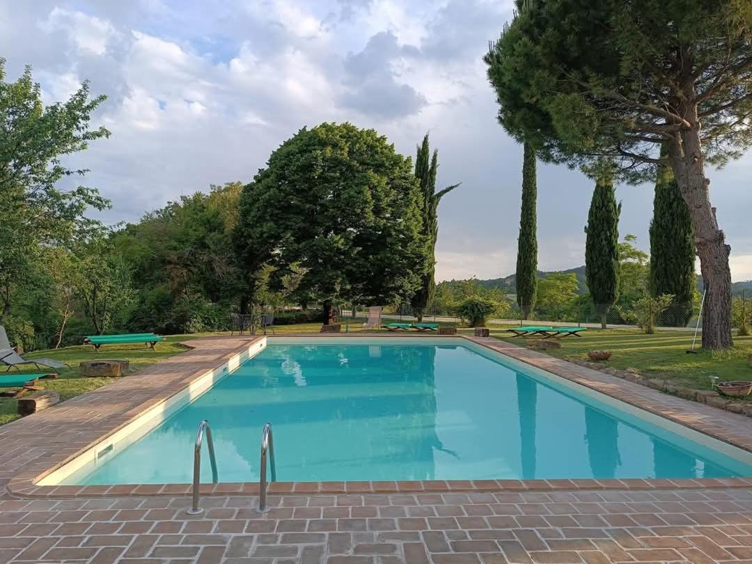 La Brocca Di Valdichiascio Villa Gubbio Bagian luar foto